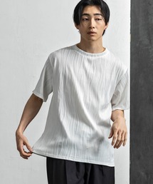 +CLOSET（プラスクローゼット）の「ウェーブテクスチャTシャツ（Tシャツ/カットソー）」