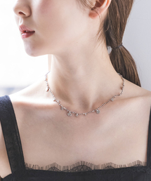 美品Spick &span rada ネックレス＆ピアス HOOK＆CHAIN PIERCED EARRINGS(2JP1003)K10 ピアス｜スター
