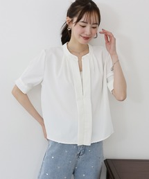 BLUEEAST | 2WAYフロントタック半袖ブラウス(シャツ/ブラウス)