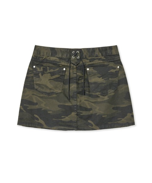 Midnight Move（ミッドナイトムーブ）の「Midnight Move／BELTスカート（スカート・レディース・カーキ/ブラック・SMALL）」の10枚目の写真