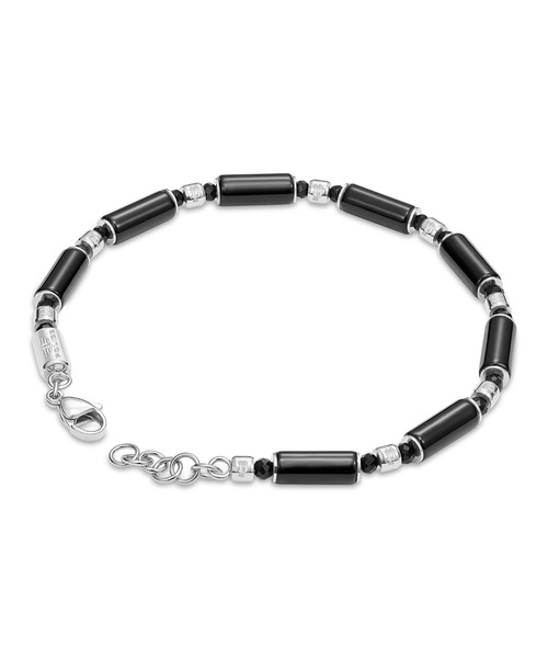POLICE（ポリス）の「【POLICE】 ポリス SILO メンズ ブレスレット（ブレスレット・メンズ・ブラック・FREE）」の2枚目の写真