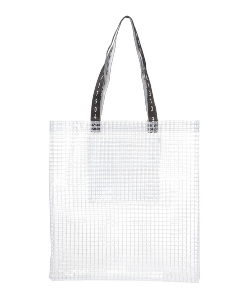 LAKOLE（ラコレ）の「クリアチェックトートバッグ / 494812（トートバッグ・レディース・ブラック/ホワイト・FREE）」の2枚目の写真
