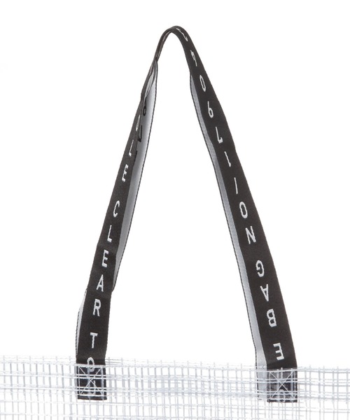 LAKOLE（ラコレ）の「クリアチェックトートバッグ / 494812（トートバッグ・レディース・ブラック/ホワイト・FREE）」の5枚目の写真