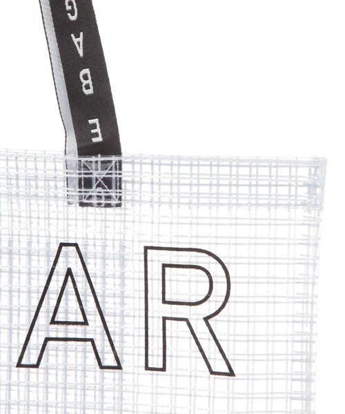 LAKOLE（ラコレ）の「クリアチェックトートバッグ / 494812（トートバッグ・レディース・ブラック/ホワイト・FREE）」の6枚目の写真