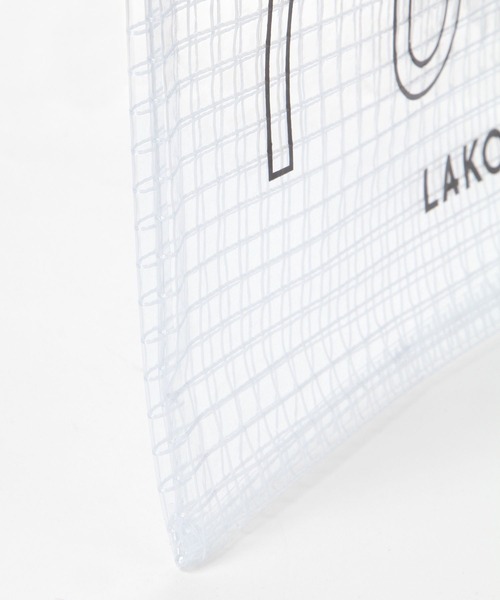 LAKOLE（ラコレ）の「クリアチェックトートバッグ / 494812（トートバッグ・レディース・ブラック/ホワイト・FREE）」の8枚目の写真