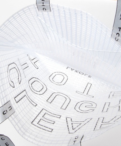 LAKOLE（ラコレ）の「クリアチェックトートバッグ / 494812（トートバッグ・レディース・ブラック/ホワイト・FREE）」の9枚目の写真