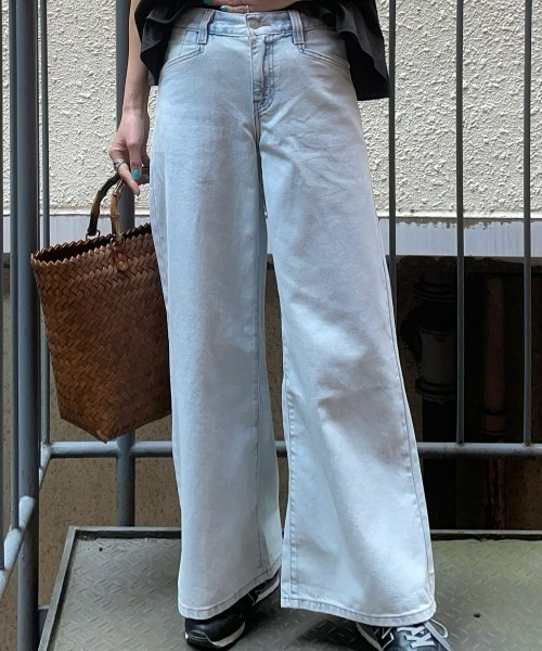 セール】【Levi's】COOLワイドレッグバギー（デニムパンツ