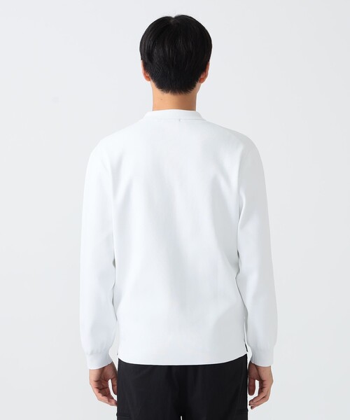 BEAMS GOLF(ビームスゴルフ)の「▲B.G.THREE / ALL-TIME ロングスリーブ ニットポロシャツ(ニット/セーター・メンズ・ブラック/ホワイト/ネイビー・LARGE/MEDIUM)」の11枚目の写真