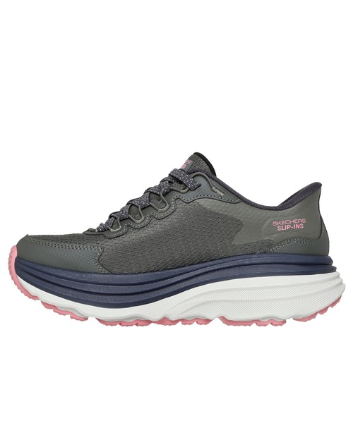 SKECHERS(スケッチャーズ)の「SKECHERS HANDS FREE SLIP-INS ZIRRUS / スケッチャーズ ハンズフリースリップインズ ジールス(スニーカー・レディース・カーキ・25cm/24.5cm/24cm/23.5cm/23cm/22.5cm)」の4枚目の写真