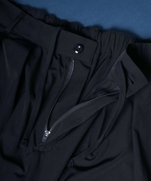 ANPAS(アンパス)の「Three quarter Stretch Wide Pants/ストレッチ ワイドパンツ ガウチョパンツ クロップド丈 7分丈 メンズ レディース(その他パンツ・メンズ・ブラック/ネイビー/ブラウン・M/L)」の15枚目の写真