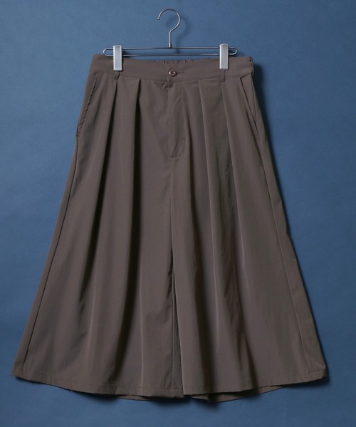 ANPAS(アンパス)の「Three quarter Stretch Wide Pants/ストレッチ ワイドパンツ ガウチョパンツ クロップド丈 7分丈 メンズ レディース(その他パンツ・メンズ・ブラック/ネイビー/ブラウン・M/L)」の20枚目の写真
