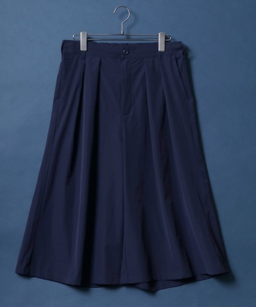ANPAS(アンパス)の「Three quarter Stretch Wide Pants/ストレッチ ワイドパンツ ガウチョパンツ クロップド丈 7分丈 メンズ レディース(その他パンツ・メンズ・ブラック/ネイビー/ブラウン・M/L)」の21枚目の写真