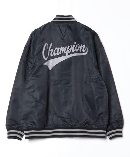 Champion（チャンピオン）の「【Champion/チャンピオン】メンズ アクションスタイル ベースボールジャケット（その他アウター・メンズ・ネイビー/ブラック・MEDIUM/LARGE/X-LARGE）」の15枚目の写真