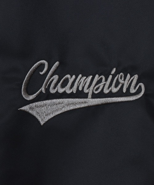 Champion（チャンピオン）の「【Champion/チャンピオン】メンズ アクションスタイル ベースボールジャケット（その他アウター・メンズ・ネイビー/ブラック・MEDIUM/LARGE/X-LARGE）」の3枚目の写真