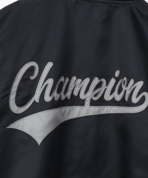 Champion（チャンピオン）の「【Champion/チャンピオン】メンズ アクションスタイル ベースボールジャケット（その他アウター・メンズ・ネイビー/ブラック・MEDIUM/LARGE/X-LARGE）」の8枚目の写真