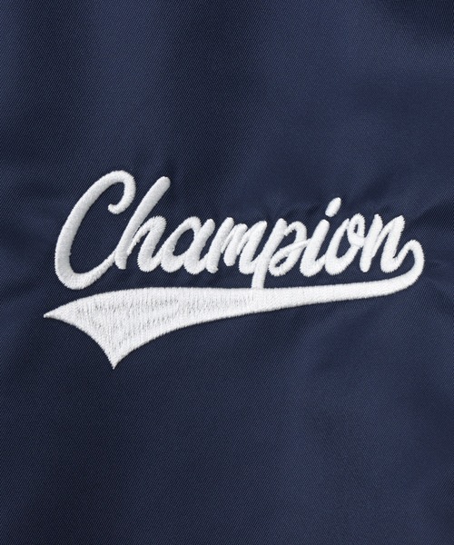 Champion（チャンピオン）の「【Champion/チャンピオン】メンズ アクションスタイル ベースボールジャケット（その他アウター・メンズ・ネイビー/ブラック・MEDIUM/LARGE/X-LARGE）」の9枚目の写真