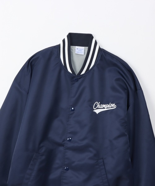 Champion（チャンピオン）の「【Champion/チャンピオン】メンズ アクションスタイル ベースボールジャケット（その他アウター・メンズ・ネイビー/ブラック・MEDIUM/LARGE/X-LARGE）」の10枚目の写真