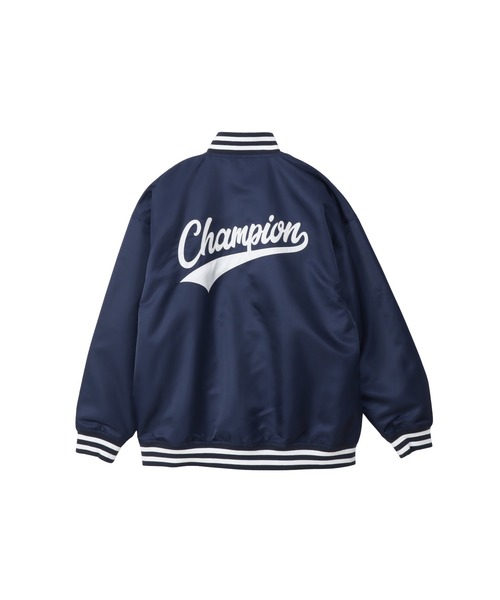 Champion（チャンピオン）の「【Champion/チャンピオン】メンズ アクションスタイル ベースボールジャケット（その他アウター・メンズ・ネイビー/ブラック・MEDIUM/LARGE/X-LARGE）」の12枚目の写真