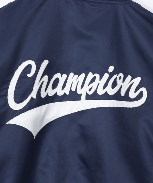 Champion（チャンピオン）の「【Champion/チャンピオン】メンズ アクションスタイル ベースボールジャケット（その他アウター・メンズ・ネイビー/ブラック・MEDIUM/LARGE/X-LARGE）」の13枚目の写真