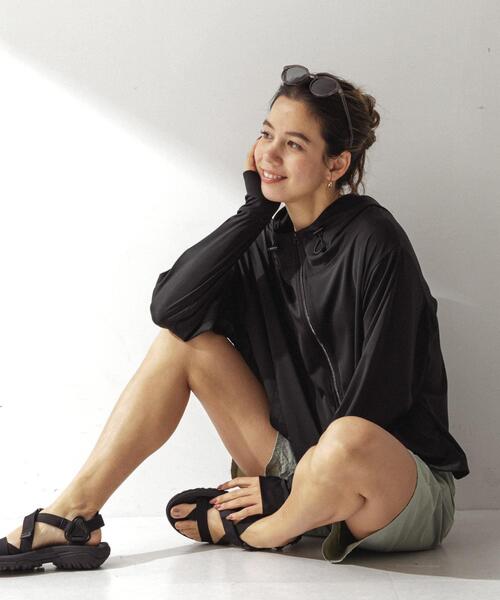 URBAN RESEARCH Sonny Label(アーバンリサーチサニーレーベル)の「SLAB Packable Rash Parka(パーカー・レディース・ブラック/チャコールグレー・FREE)」の1枚目の写真