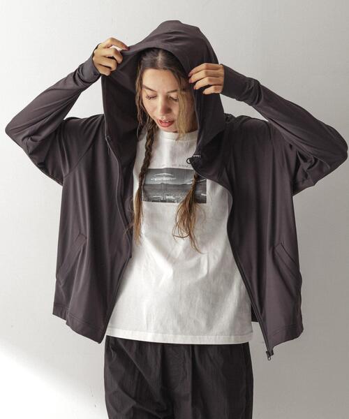 URBAN RESEARCH Sonny Label(アーバンリサーチサニーレーベル)の「SLAB Packable Rash Parka(パーカー・レディース・ブラック/チャコールグレー・FREE)」の15枚目の写真