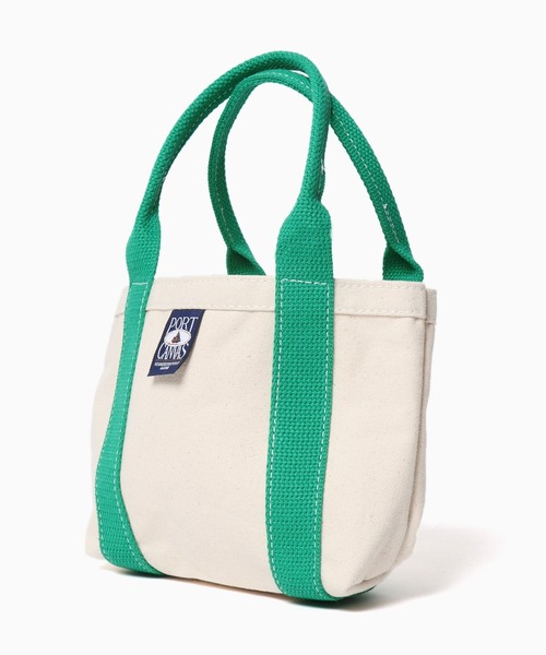 PORT CANVAS(ポートキャンバス)の「PORT CANVAS/ポートキャンバス small TOTE BAG スモールトートバッグ ハンドバッグ(トートバッグ・レディース・ホワイト系2/ホワイト系1/ホワイト系4・FREE)」の5枚目の写真