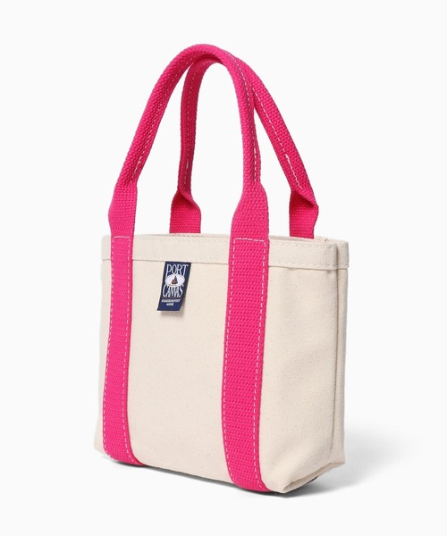 PORT CANVAS(ポートキャンバス)の「PORT CANVAS/ポートキャンバス small TOTE BAG スモールトートバッグ ハンドバッグ(トートバッグ・レディース・ホワイト系2/ホワイト系1/ホワイト系4・FREE)」の9枚目の写真