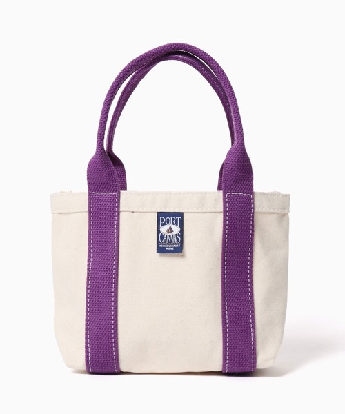 PORT CANVAS(ポートキャンバス)の「PORT CANVAS/ポートキャンバス small TOTE BAG スモールトートバッグ ハンドバッグ(トートバッグ・レディース・ホワイト系2/ホワイト系1/ホワイト系4・FREE)」の7枚目の写真