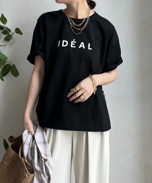 WEB限定】サイドファスナーIDEALロゴTEE（Tシャツ/カットソー
