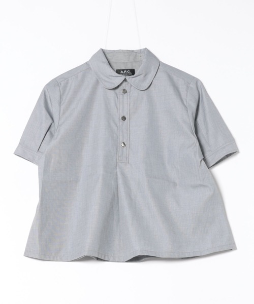 A.P.C.アーペーセー コットン フリル ブラウス シャツ XS A.P.C. | ブラウス / シャツの商品一覧 | A.P.C. | アーペーセー