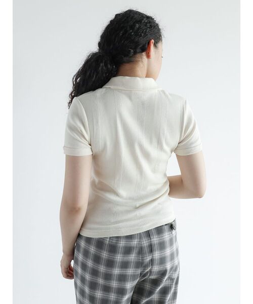 FIKA.(フィーカ)の「Prib Polo shirts(Tシャツ/カットソー・レディース・アイボリー/ライトブルー/ピンク系その他2・FREE)」の7枚目の写真