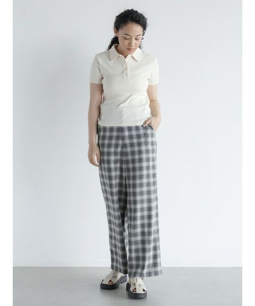FIKA.(フィーカ)の「Prib Polo shirts(Tシャツ/カットソー・レディース・アイボリー/ライトブルー/ピンク系その他2・FREE)」の9枚目の写真