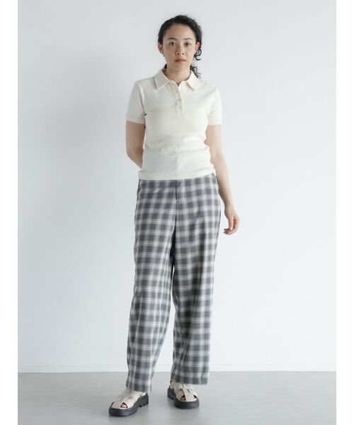 FIKA.(フィーカ)の「Prib Polo shirts(Tシャツ/カットソー・レディース・アイボリー/ライトブルー/ピンク系その他2・FREE)」の10枚目の写真