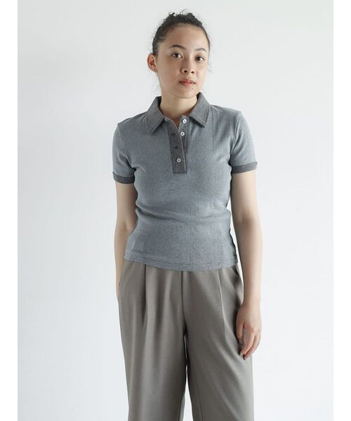 FIKA.(フィーカ)の「Prib Polo shirts(Tシャツ/カットソー・レディース・アイボリー/ライトブルー/ピンク系その他2・FREE)」の12枚目の写真