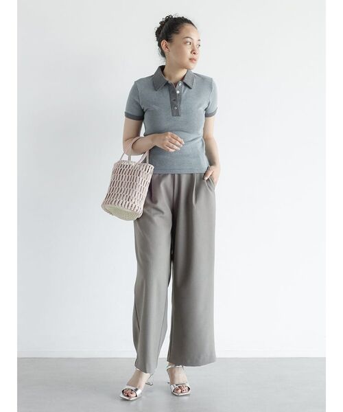 FIKA.(フィーカ)の「Prib Polo shirts(Tシャツ/カットソー・レディース・アイボリー/ライトブルー/ピンク系その他2・FREE)」の16枚目の写真