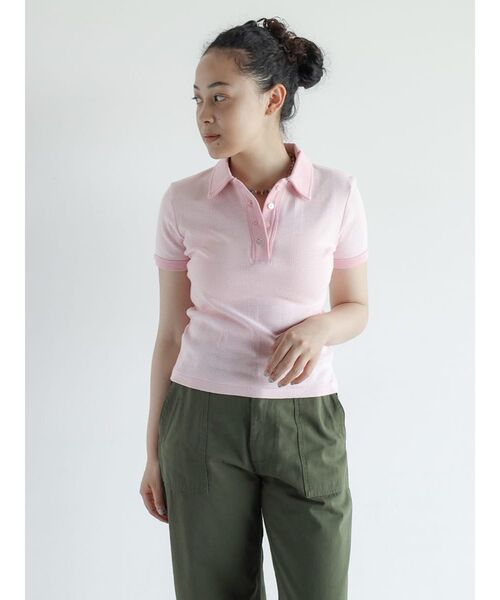 FIKA.(フィーカ)の「Prib Polo shirts(Tシャツ/カットソー・レディース・アイボリー/ライトブルー/ピンク系その他2・FREE)」の18枚目の写真