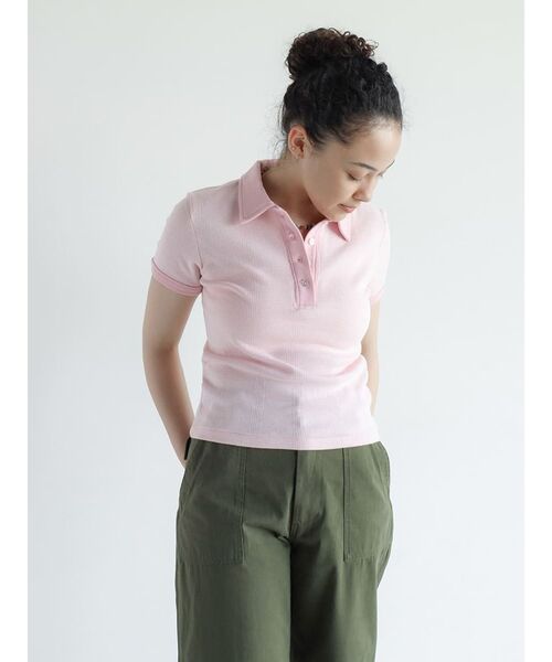FIKA.(フィーカ)の「Prib Polo shirts(Tシャツ/カットソー・レディース・アイボリー/ライトブルー/ピンク系その他2・FREE)」の21枚目の写真