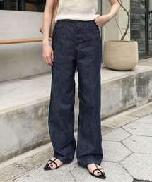 LE MORE | ノンフェードセミワイドストレートデニムパンツ(デニムパンツ)