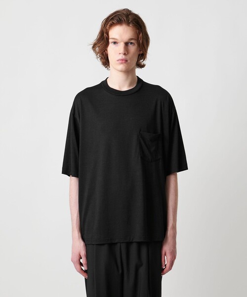 UNITED ARROWS & SONS（ユナイテッドアローズアンドサンズ）の「＜UNITED ARROWS & SONS by MASAKI KAWASE＞ W/P POCKET TEE/Tシャツ（Tシャツ/カットソー・メンズ・ブラック・S/M/L/XL）」の6枚目の写真