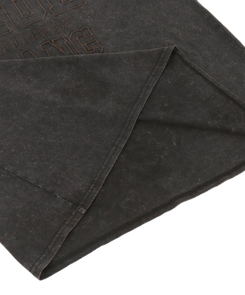 ANAP（アナップ）の「ケミカルウォッシュ 刺繍ロゴ ビッグTシャツ（Tシャツ/カットソー・レディース・ライトグレー/ブラウン/ブラック系その他・FREE）」の9枚目の写真