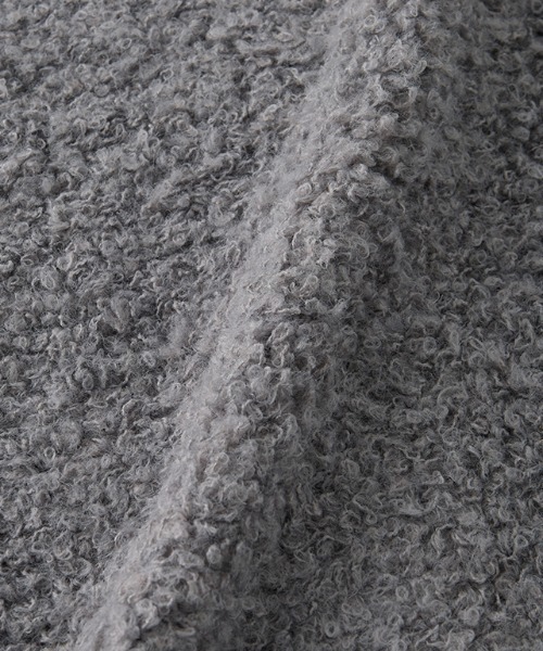 RANAN（ラナン）の「ゴールド調ボタンループ編みニットカーデ（カーディガン/ボレロ・レディース・アイボリー/ライトグレー/ピンク/ネイビー・M/L/LL）」の22枚目の写真