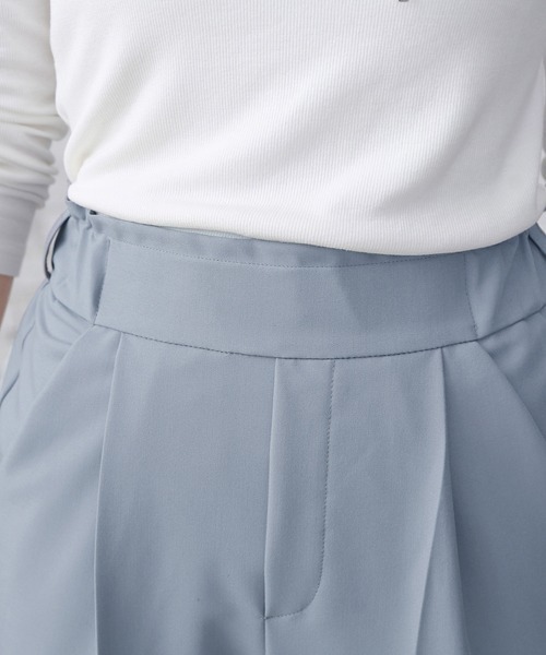 ONEP STAR(ワンピスター)の「センタープレステーパードパンツ(その他パンツ・レディース・イエロー/ベージュ/ダークグレー/ネイビー/グリーン/ライトグレー/ローズ/ブルー/アイボリー/ブラック・MEDIUM/LARGE)」の15枚目の写真