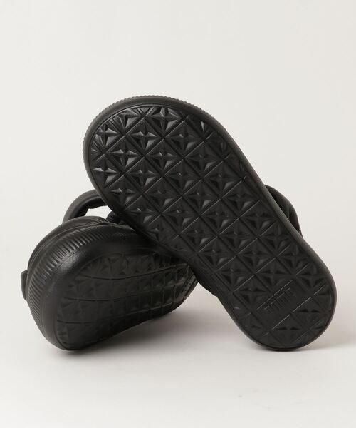 新品未使用　PUMAプーマ　タグ付きフラットサンダル ブラック　22㎝ 新品未使用 PUMAプーマ タグ付きフラットサンダル ブラック 22