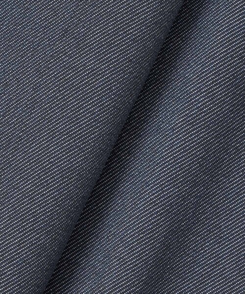 allureville（アルアバイル）の「リジッドデニムライクブルゾン（ブルゾン・レディース・ネイビー・2）」の2枚目の写真