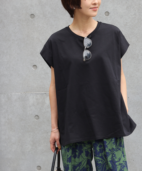 tシャツ 「再入荷 / 汗シミ防止！」オーガニックコットン汗ジミタックプルオーバー レディース JOURNAL STANDARD relume tシャツ オーガニックコットン汗ジミ