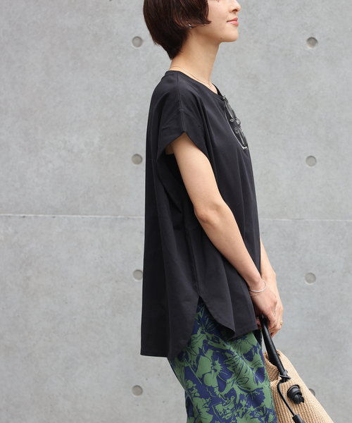 JOURNAL STANDARD relume(ジャーナルスタンダード レリューム)の「《追加》オーガニックコットン汗ジミタックプルオーバー(Tシャツ/カットソー・レディース・ホワイト/キャメル/ブラック・FREE)」の17枚目の写真