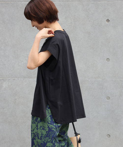 tシャツ オーガニックコットン汗ジミタックプルオーバー レディース JOURNAL STANDARD relume tシャツ 「再入荷 / 汗シミ防止