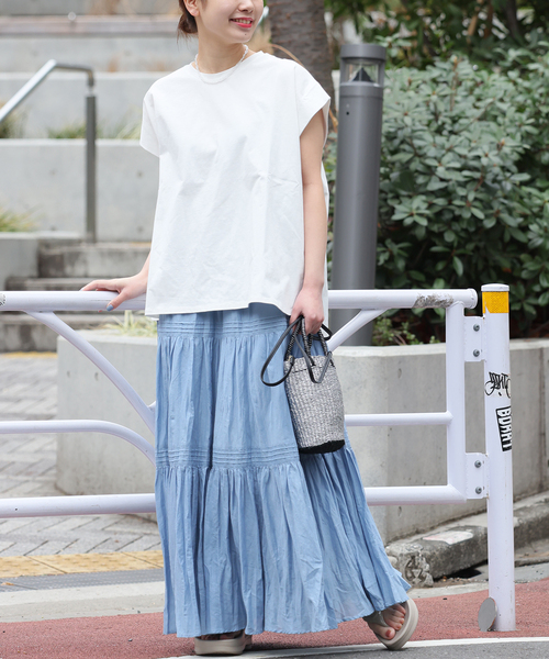 tシャツ 「再入荷 / 汗シミ防止！」オーガニックコットン汗ジミタックプルオーバー レディース JOURNAL STANDARD relume tシャツ オーガニックコットン汗ジミ