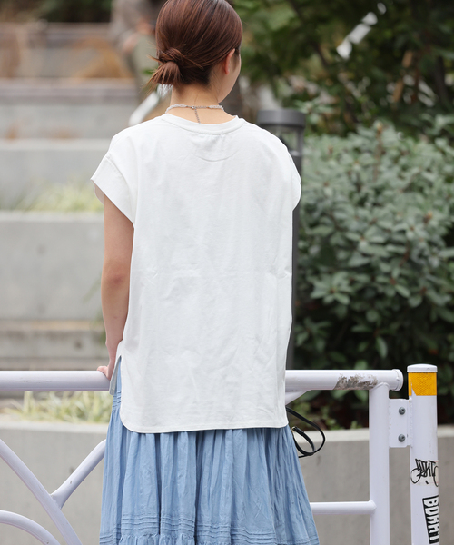 tシャツ オーガニックコットン汗ジミタックプルオーバー レディース 追加》オーガニックコットン汗ジミタックプルオーバー（Tシャツ