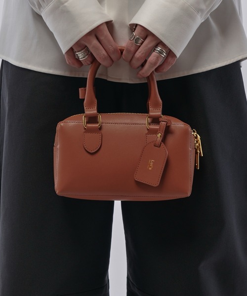 kns様☆Lui's ルイス ミニボストン 2WAY BAG ショルダーバッグ ミニボストン2WAY BAG (ショルダーバッグ)（ショルダーバッグ